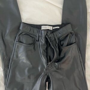 Abercrombie Leather Pants
